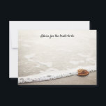 Hochzeitsratgeber für Beach Waves Hinweiskarte<br><div class="desc">Hochzeitsratgeber für Beach Waves</div>