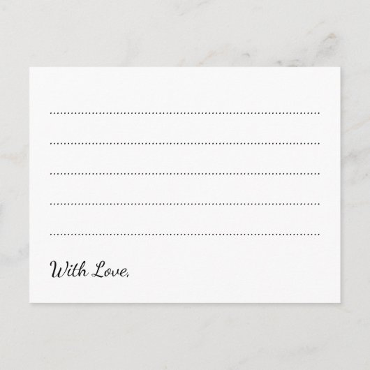 Hochzeitsratgeber Goldene Foil Look Confetti Hinweiskarte (Rückseite)