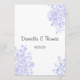 Hochzeitsratgeber, Kommentar zu Lavendel-Blume Hinweiskarte