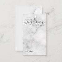 Hochzeitsratgeber und Wunschkarte aus klassischem 