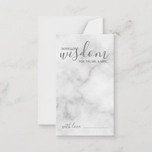Hochzeitsratgeber und Wunschkarte aus klassischem Hinweiskarte