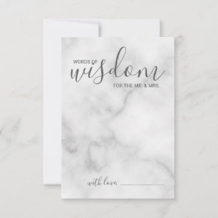 Hochzeitsratgeber und Wunschkarte aus klassischem Hinweiskarte