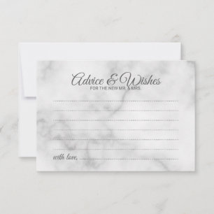 Hochzeitsratgeber und Wunschkarte aus klassischem Hinweiskarte