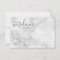 Hochzeitsratgeber und Wunschkarte aus klassischem 