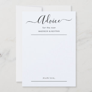 Hochzeitsratgeberkarte mit Skript Einladung