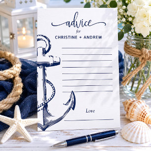 Hochzeitsratschlag für nautischen Anker