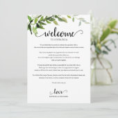 Hochzeitsreise am Wochenende Einladung (Stehend Vorderseite)