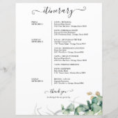 Hochzeitsreise am Wochenende für Gäste im Grünen (Rückseite)