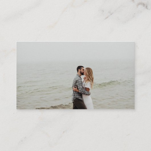 Hochzeitsreise Begleitkarte (Rückseite)