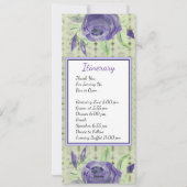 Hochzeitsreise Feiertagskarte (Rückseite)