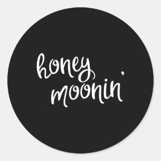 Hochzeitsreise Honeymoon Tour Honeymoonin Fo Runder Aufkleber
