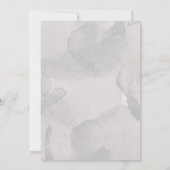 Hochzeitsreise in den Wasserfarben Einladung (Rückseite)