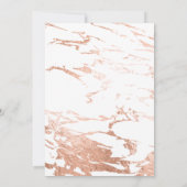 Hochzeitsreise mit Goldmedaille der modernen Rose Einladung (Rückseite)