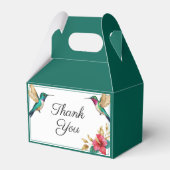 Hochzeitsreise mit Hummingvögeln in der roten trop Geschenkschachtel (Vorderseite)