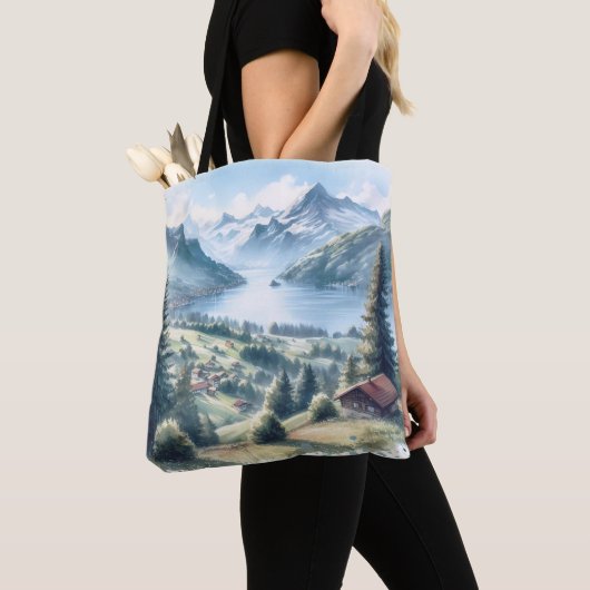Hochzeitsreise Schweiz Alpen Tasche (Von Nahem)