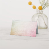 Hochzeitsreisende in der Lebewesen-Schildkröte - P Platzkarte (Rückseite)