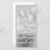 Hochzeitsrennen auf der Ankündigung der grauen Ver (Vorne/Hinten)