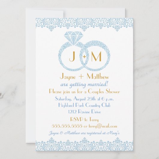 Hochzeitsrennen - Einladung (Vorderseite)