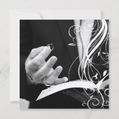 Hochzeitsrennen Hochzeit + Einladung (Rückseite)