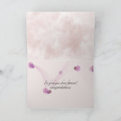 Hochzeitsrennen im 70. Jubiläum von Seashell Karte (Innenseite)