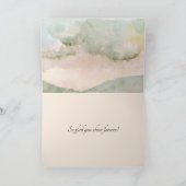 Hochzeitsrennen im Jubiläum von Seashell Karte (Innenseite)