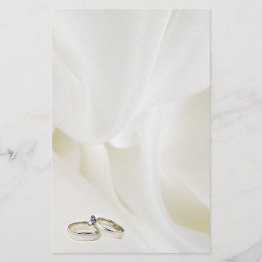 Hochzeitsrennen im satin Hintergrund (Vorderseite)