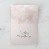 Hochzeitsrennen in Seashell Karte (Innenseite)