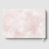 Hochzeitsrennen in Seashell und Sand Gästebuch (Rückseite)