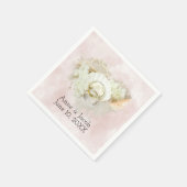 Hochzeitsrennen in Seashell und Sandherz Serviette (Ecke)