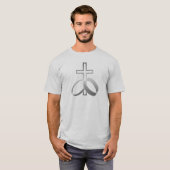 Hochzeitsrennen und Cross Art T-Shirt (Vorne ganz)