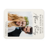 Hochzeitsrezeption Foto Save the Date Magnet (Horizontal)
