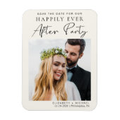 Hochzeitsrezeption Foto Save the Date Magnet (Vertikal)