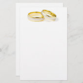 Hochzeitsring Briefpapier (Vorne/Hinten)