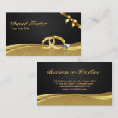 Hochzeitsring Diamond Gold Juwelier Juwelier Schmu Visitenkarte (Vorne/Hinten)
