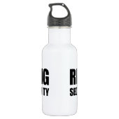 Hochzeitsring Edelstahlflasche (Rückseite)