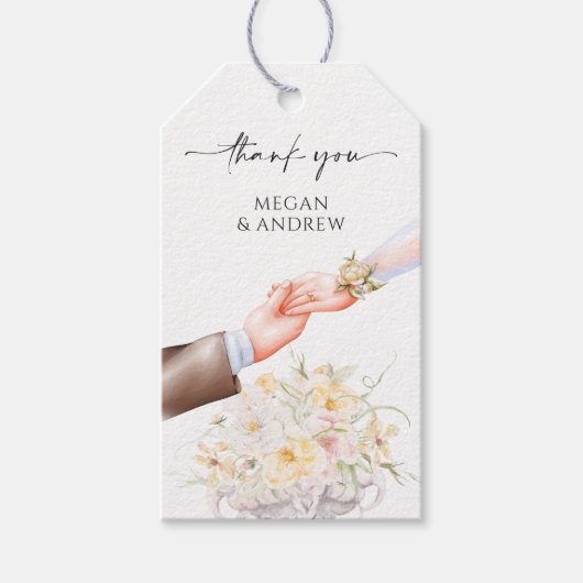 Hochzeitsring Geschenkanhänger (Vorderseite)