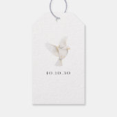 Hochzeitsring Geschenkanhänger (Rückseite)