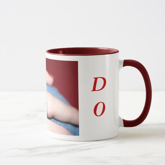 Hochzeitsring I Do Tasse - Anpassbar (Rechts)