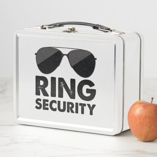 Hochzeitsring Metall Brotdose (Beispiel)