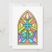 Hochzeitsring - Mosaikmatrimonie Einladung (Rückseite)