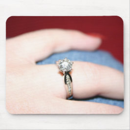 Hochzeitsring-Mousepad - individuell anpassbar Mousepad
