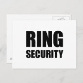 Hochzeitsring Postkarte (Vorne/Hinten)