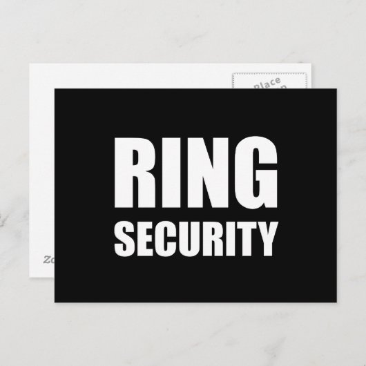 Hochzeitsring Postkarte (Vorne/Hinten)