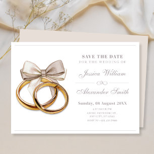 Hochzeitsring Save The Date