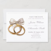 Hochzeitsring Save The Date (Vorderseite)
