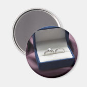 Hochzeitsring-Set Magnet (Vorderseite/Rückseite)