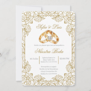 Hochzeitsring Spanische Hochzeit Einladung
