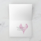 Hochzeitsringe im Zuckerguss Karte (Innenseite)