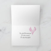 Hochzeitsringe im Zuckerguss Karte (Innenseite)