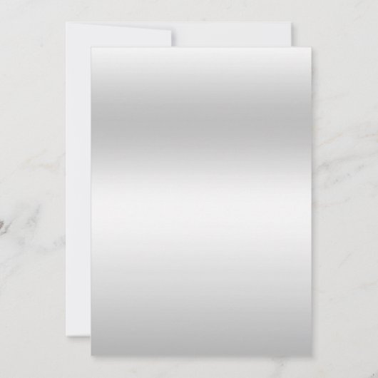 Hochzeitsrings & Bow Silver Wedding Einladung (Rückseite)